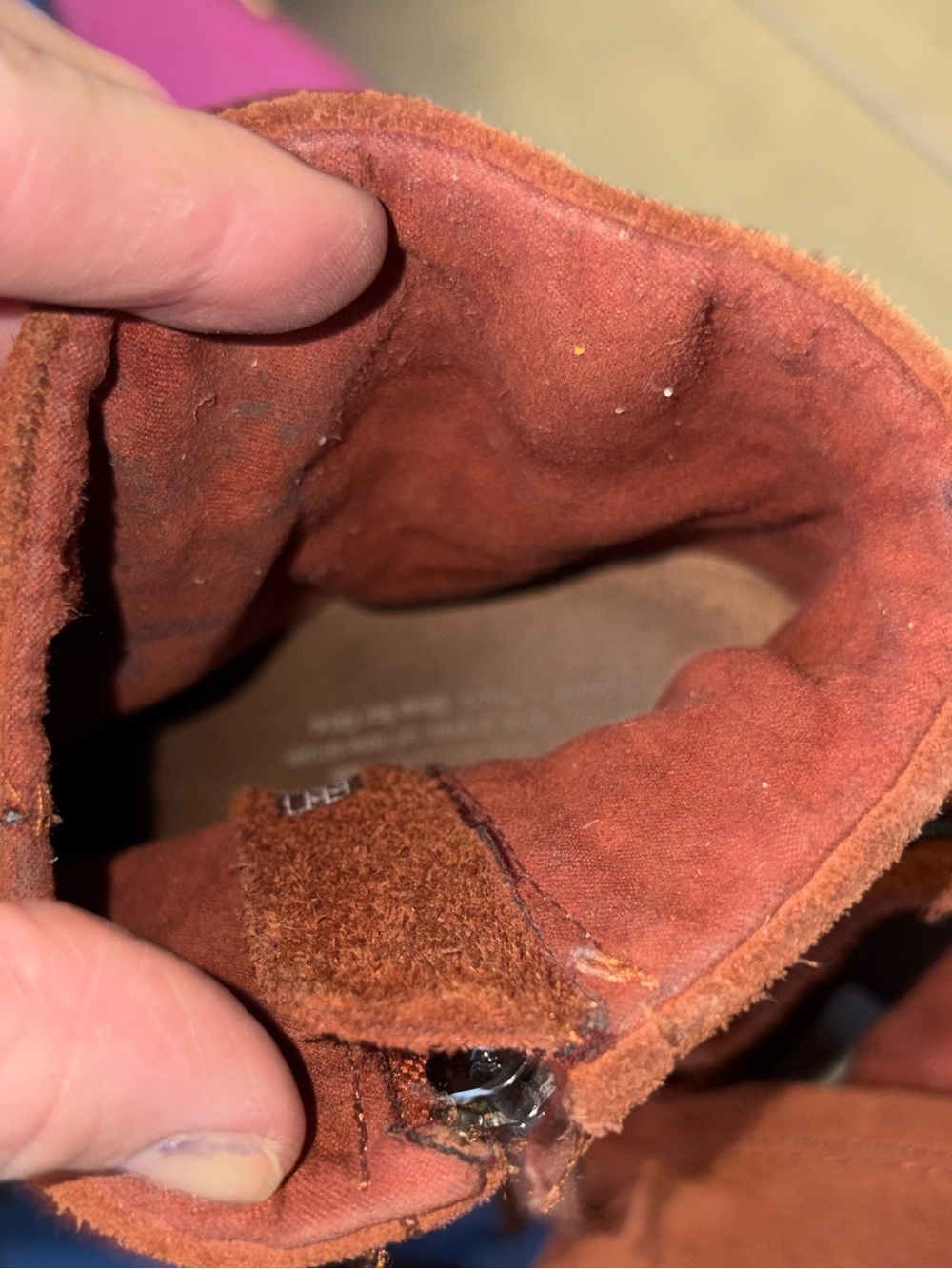 Toms Rust Suede Ankle Booties - Picture 15 of 16